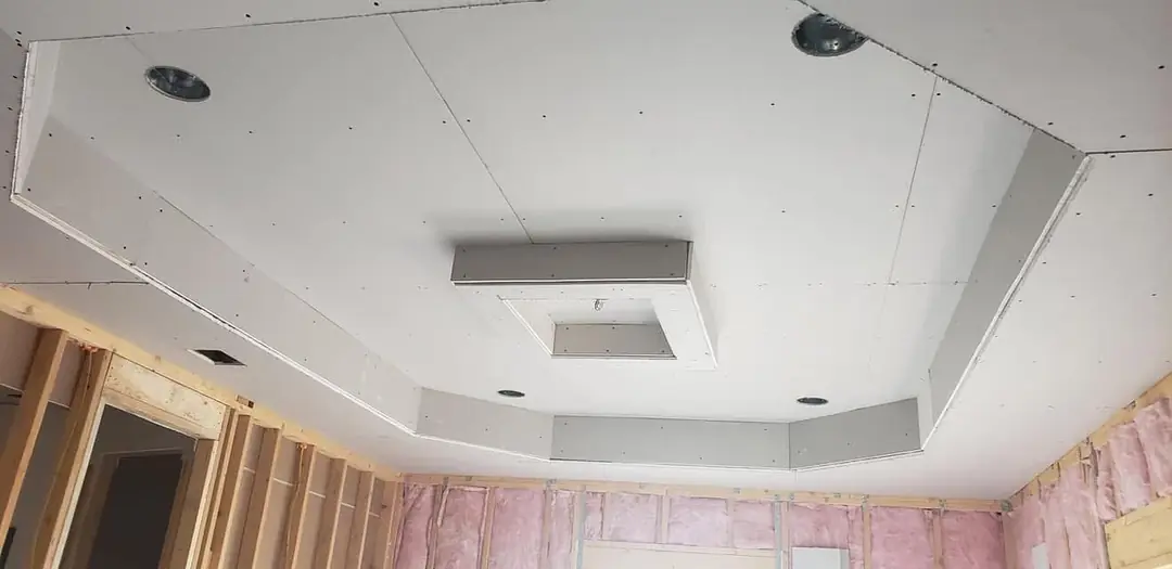 Drywall ceilings, tray/coffer